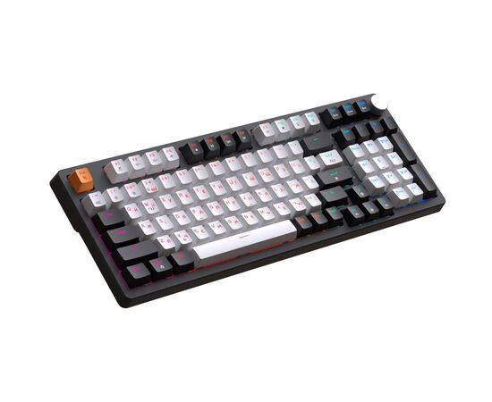 Клавиатура OfficePro MK170B Hot-Swap Red Swich RGB USB UA Black (MK170B), изображение 3 Клавиатура OfficePro MK170B Hot-Swap Red Swich RGB USB UA Black (MK170B), изображение 3