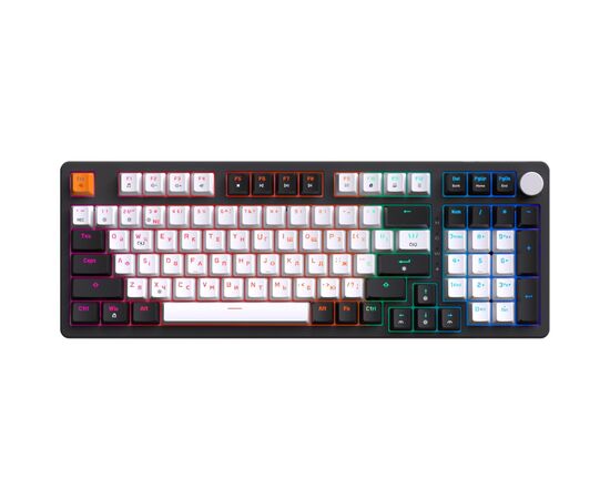 Клавиатура OfficePro MK170B Hot-Swap Red Swich RGB USB UA Black (MK170B)