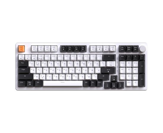 Клавиатура OfficePro MK170W Hot-Swap Red Swich RGB USB UA White (MK170W), изображение 2 Клавиатура OfficePro MK170W Hot-Swap Red Swich RGB USB UA White (MK170W), изображение 2