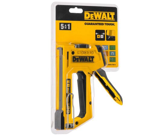 Степлер строительный DeWALT "MULTI TACKER 5 в 1" скобы тип "A, G, H" 6-14мм, гвозди "J" 12, 15 мм. (DWHT0-TR510), изображение 4 Степлер строительный DeWALT "MULTI TACKER 5 в 1" скобы тип "A, G, H" 6-14мм, гвозди "J" 12, 15 мм. (DWHT0-TR510), изображение 4