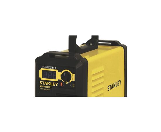Сварочный аппарат Stanley инверторный 30-190 A, длительность нагрузки 20% (WD-A200IW1), изображение 3 Сварочный аппарат Stanley инверторный 30-190 A, длительность нагрузки 20% (WD-A200IW1), изображение 3