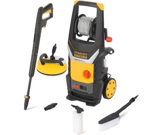 Мийка високого тиску Stanley FATMAX, 2.1 кВт, 145 бар, шланг 8м. (SXFPW21MPE)