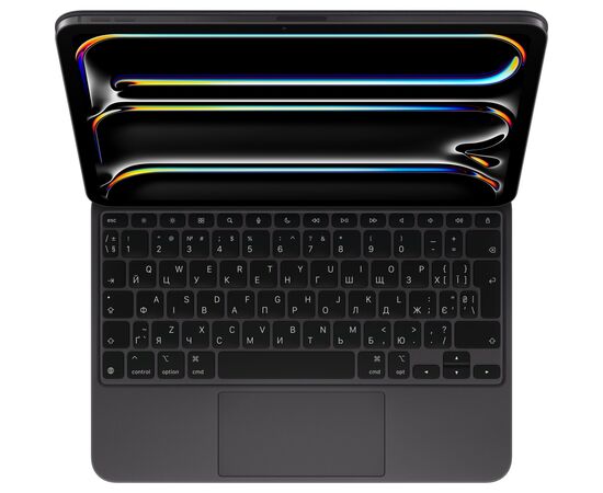 Чехол для планшета Apple Magic Keyboard for iPad Pro 11inch (M4) - Ukrainian - Black,Model A2975 (MWR23UA/A)