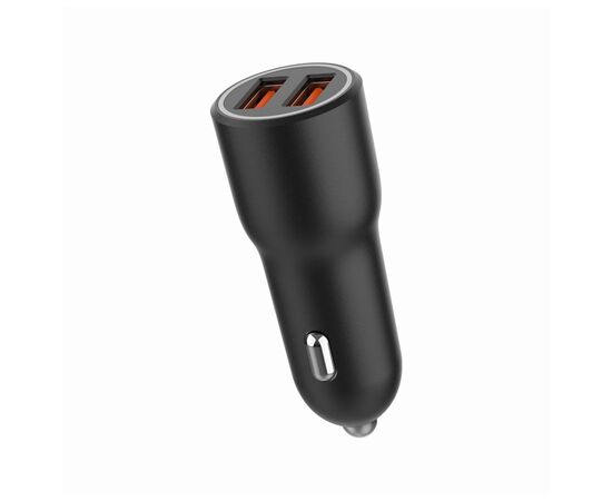 Зарядное устройство Gembird 2xUSB-A (18W QC3.0) black (TA-UC-A2QC36-CAR-01), изображение 6 Зарядное устройство Gembird 2xUSB-A (18W QC3.0) black (TA-UC-A2QC36-CAR-01), изображение 6