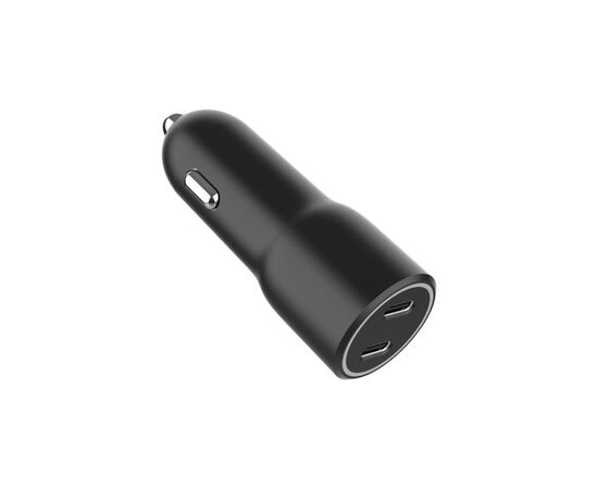 Зарядное устройство Gembird 2xUSB-C (PD 20W) black (TA-UC-C2PD40-CAR-01), изображение 3 Зарядное устройство Gembird 2xUSB-C (PD 20W) black (TA-UC-C2PD40-CAR-01), изображение 3