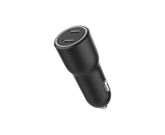 Зарядное устройство Gembird 2xUSB-C (PD 20W) black (TA-UC-C2PD40-CAR-01), изображение 6 Зарядное устройство Gembird 2xUSB-C (PD 20W) black (TA-UC-C2PD40-CAR-01), изображение 6