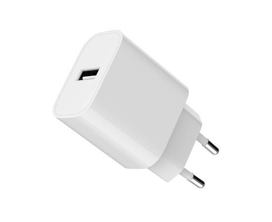 Зарядное устройство Gembird 1xUSB-A 5V/2.4A (12W) white (TA-UC-1A12-01), изображение 2 Зарядное устройство Gembird 1xUSB-A 5V/2.4A (12W) white (TA-UC-1A12-01), изображение 2