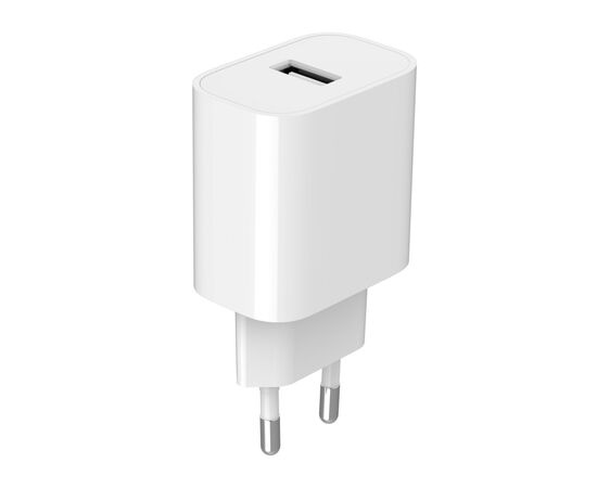 Зарядное устройство Gembird 1xUSB-A 5V/2.4A (12W) white (TA-UC-1A12-01), изображение 3 Зарядное устройство Gembird 1xUSB-A 5V/2.4A (12W) white (TA-UC-1A12-01), изображение 3