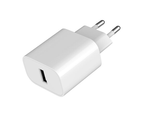 Зарядное устройство Gembird 1xUSB-A 5V/2.4A (12W) white (TA-UC-1A12-01), изображение 4 Зарядное устройство Gembird 1xUSB-A 5V/2.4A (12W) white (TA-UC-1A12-01), изображение 4