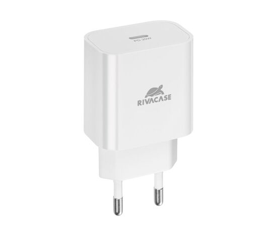 Зарядное устройство RivaCase 1xUSB Type-C PD 20 Вт кабель Type-C white (PS4101 WD4 (White)), изображение 2 Зарядное устройство RivaCase 1xUSB Type-C PD 20 Вт кабель Type-C white (PS4101 WD4 (White)), изображение 2