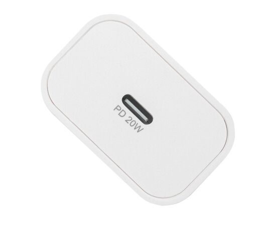 Зарядное устройство RivaCase 1xUSB Type-C PD 20 Вт кабель Type-C white (PS4101 WD4 (White)), изображение 6 Зарядное устройство RivaCase 1xUSB Type-C PD 20 Вт кабель Type-C white (PS4101 WD4 (White)), изображение 6