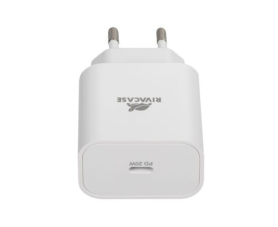 Зарядное устройство RivaCase 1xUSB Type-C PD 20 Вт кабель Type-C white (PS4101 WD4 (White)), изображение 7 Зарядное устройство RivaCase 1xUSB Type-C PD 20 Вт кабель Type-C white (PS4101 WD4 (White)), изображение 7