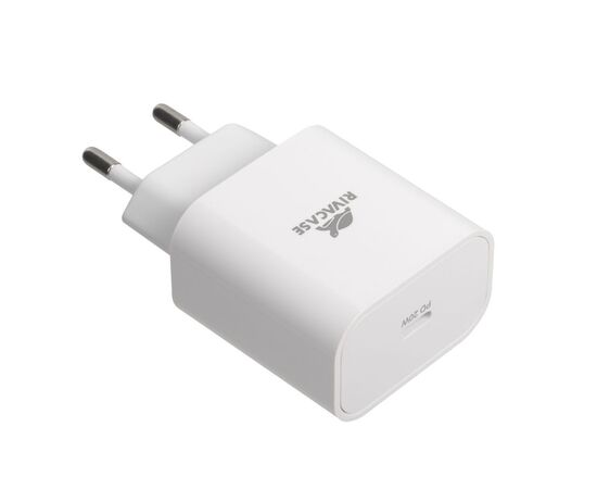 Зарядное устройство RivaCase 1xUSB Type-C PD 20 Вт кабель Type-C white (PS4101 WD4 (White)), изображение 8 Зарядное устройство RivaCase 1xUSB Type-C PD 20 Вт кабель Type-C white (PS4101 WD4 (White)), изображение 8