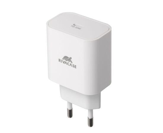 Зарядное устройство RivaCase 1xUSB Type-C PD 20 Вт кабель Type-C white (PS4101 WD4 (White)), изображение 9 Зарядное устройство RivaCase 1xUSB Type-C PD 20 Вт кабель Type-C white (PS4101 WD4 (White)), изображение 9