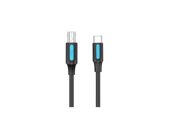 Кабель для принтера USB 2.0 USB-C/BM 2.0m 2.4А 480Mbps Vention (CQUBH), изображение 2 Кабель для принтера USB 2.0 USB-C/BM 2.0m 2.4А 480Mbps Vention (CQUBH), изображение 2