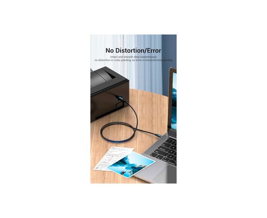 Кабель для принтера USB 2.0 USB-C/BM 2.0m 2.4А 480Mbps Vention (CQUBH), изображение 5 Кабель для принтера USB 2.0 USB-C/BM 2.0m 2.4А 480Mbps Vention (CQUBH), изображение 5