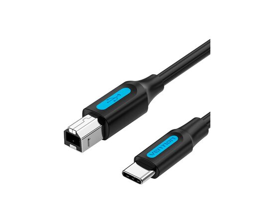 Кабель для принтера USB 2.0 USB-C/BM 2.0m 2.4А 480Mbps Vention (CQUBH)