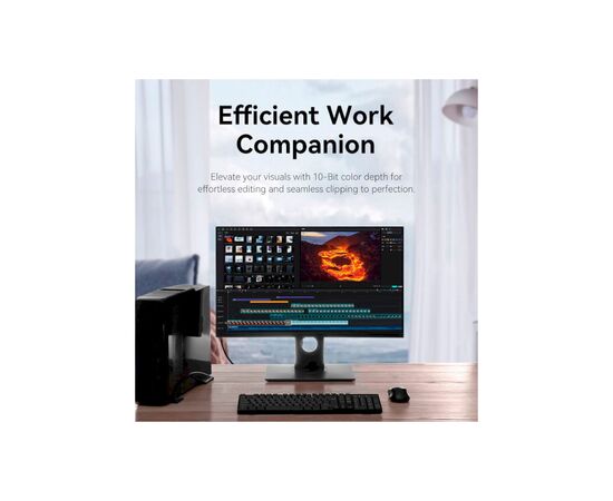 Кабель мультимедийный DisplayPort to DisplayPort 1.5m V1.2 4K 60Hz 3D Dolby 7.1 Vention (HAKBG), изображение 7 Кабель мультимедийный DisplayPort to DisplayPort 1.5m V1.2 4K 60Hz 3D Dolby 7.1 Vention (HAKBG), изображение 7