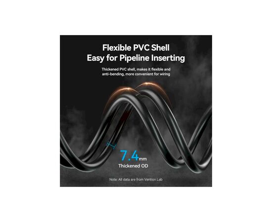 Кабель мультимедийный HDMI M to HDMI F 2.0m V2.0 4K 60Hz PVC Vention (AHCBH), изображение 9 Кабель мультимедийный HDMI M to HDMI F 2.0m V2.0 4K 60Hz PVC Vention (AHCBH), изображение 9