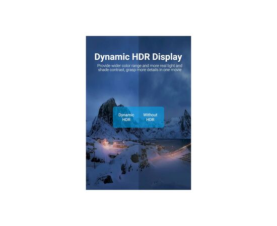 Кабель мультимедийный HDMI to HDMI 1.5m V2.1 8K 60Hz Silver Metal Type Vention (ALCIG), изображение 6 Кабель мультимедийный HDMI to HDMI 1.5m V2.1 8K 60Hz Silver Metal Type Vention (ALCIG), изображение 6