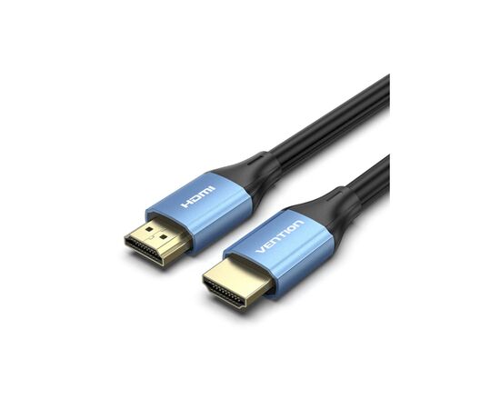 Кабель мультимедийный HDMI to HDMI 5.0m V2.0 4K 60Hz Aluminum Alloy Blue Vention (ALHSJ)