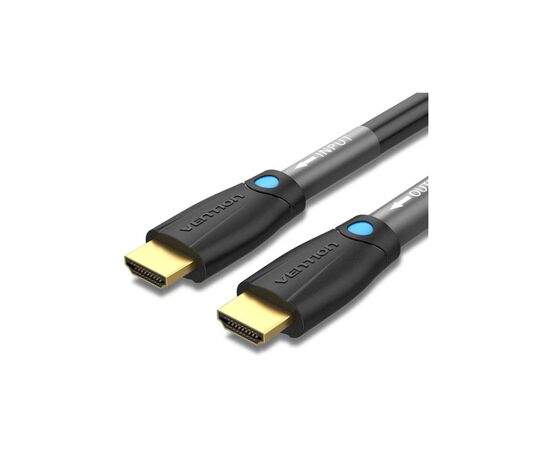 Кабель мультимедийный HDMI to HDMI 10.0m V2.0 Engineering 4K 60Hz 18Gbps HD 7.1 PVC Black Vention (AAMBL)