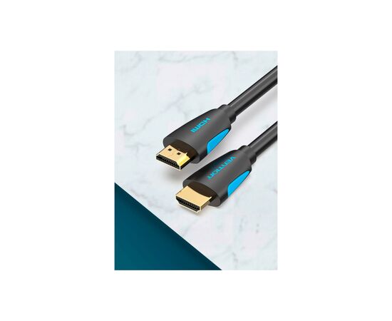 Кабель мультимедийный HDMI to HDMI 15.0m V2.0 4K 30Hz PVC Vention (VAA-M02-B1500), изображение 12 Кабель мультимедийный HDMI to HDMI 15.0m V2.0 4K 30Hz PVC Vention (VAA-M02-B1500), изображение 12