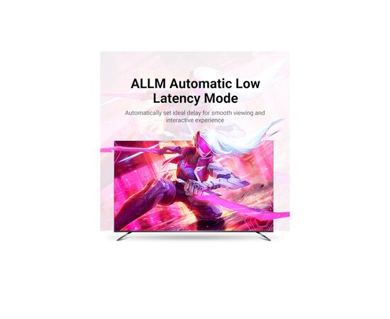 Кабель мультимедийный HDMI to HDMI 15.0m V2.1 Optical 8K 60Hz 48Gbps Dolby 7.1 TPE Black Metal Type Vention (AAZBN), изображение 11