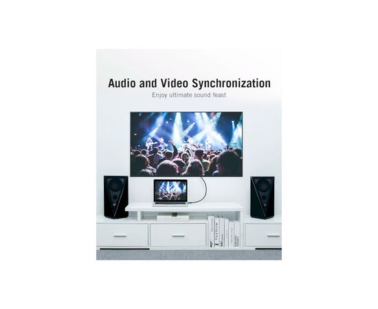 Кабель мультимедийный HDMI to HDMI 20.0m V2.0 4K 30Hz PVC Vention (VAA-M02-B2000), изображение 4