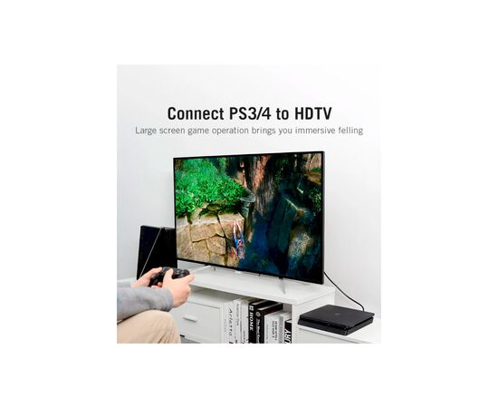 Кабель мультимедийный HDMI to HDMI 20.0m V2.0 4K 30Hz PVC Vention (VAA-M02-B2000), изображение 5