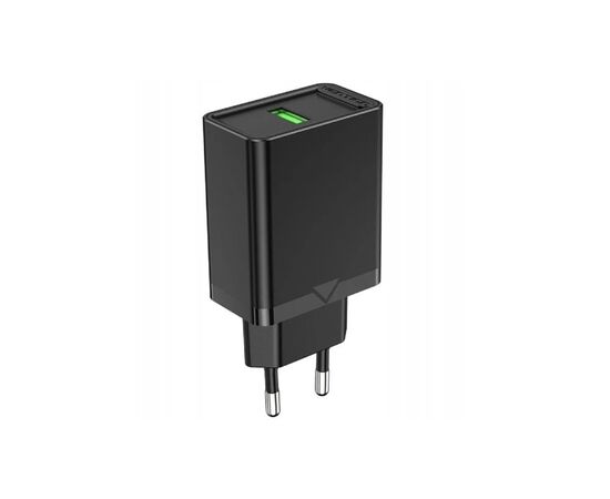 Зарядное устройство Vention 1xUSB 18W (USB-A) QC3.0 black (FABB0-EU), изображение 2 Зарядное устройство Vention 1xUSB 18W (USB-A) QC3.0 black (FABB0-EU), изображение 2