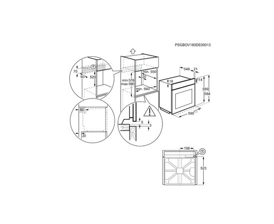 Духовой шкаф Electrolux OPEB2520V, изображение 10 Духовой шкаф Electrolux OPEB2520V, изображение 10
