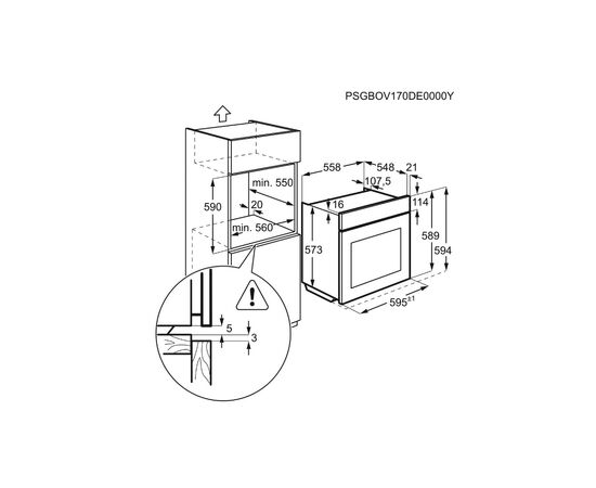 Духовой шкаф Electrolux OPEB2520V, изображение 9 Духовой шкаф Electrolux OPEB2520V, изображение 9