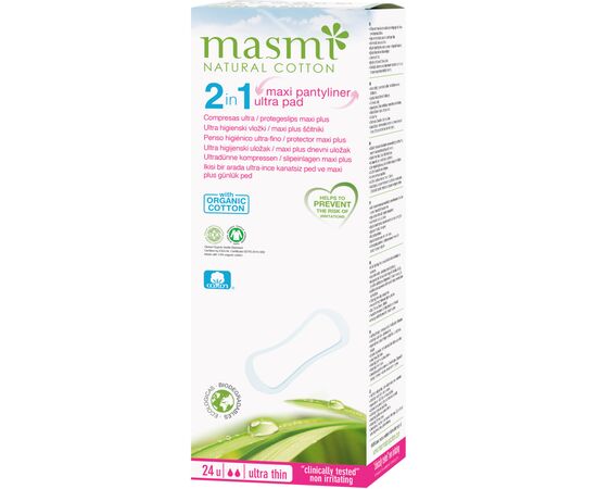 Ежедневные прокладки Masmi Ultra Thin 2в1 24 шт. (8432984000615)