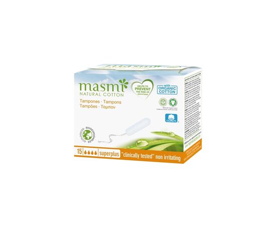 Тампони Masmi Super Plus без аплікатора 15 шт. (8432984000530)
