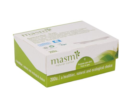 Ватні палички Masmi Organic 200 шт. (8432984000738)