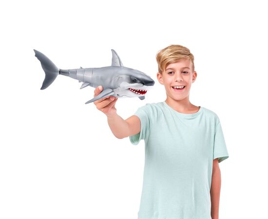 Интерактивная игрушка Pets & Robo Alive Большая белая акула (71126), изображение 7 Интерактивная игрушка Pets & Robo Alive Большая белая акула (71126), изображение 7