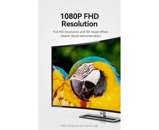 Адаптер HDMI via UTP up to 60m w/Power adapter(RX/TX) V1.4 1080p 60Hz 3D DD7.1 Vention (AKGH0-EU), изображение 5 Адаптер HDMI via UTP up to 60m w/Power adapter(RX/TX) V1.4 1080p 60Hz 3D DD7.1 Vention (AKGH0-EU), изображение 5
