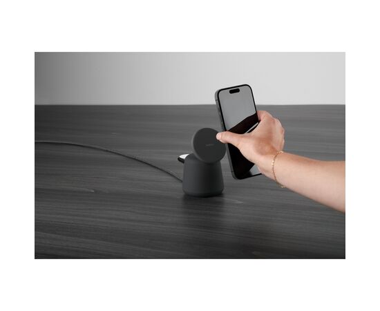 Зарядное устройство Belkin 2in1 MagSafe iPhone/Watch/AirPods Charcoal Mass (WIZ020VFH36), изображение 2 Зарядное устройство Belkin 2in1 MagSafe iPhone/Watch/AirPods Charcoal Mass (WIZ020VFH36), изображение 2