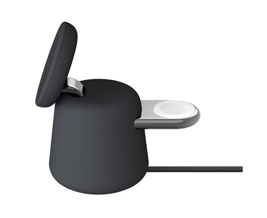 Зарядное устройство Belkin 2in1 MagSafe iPhone/Watch/AirPods Charcoal Mass (WIZ020VFH36), изображение 4 Зарядное устройство Belkin 2in1 MagSafe iPhone/Watch/AirPods Charcoal Mass (WIZ020VFH36), изображение 4