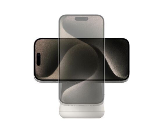 Зарядное устройство Belkin 2in1 MagSafe iPhone/Watch/AirPods Sand Mass (WIZ020VFH37), изображение 10 Зарядное устройство Belkin 2in1 MagSafe iPhone/Watch/AirPods Sand Mass (WIZ020VFH37), изображение 10