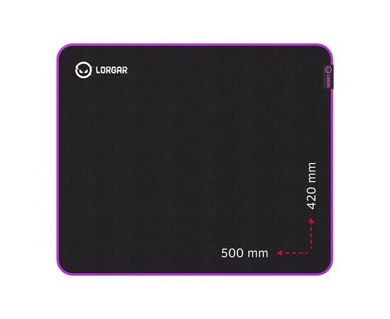 Коврик для мышки Lorgar Main 315 Black/Purple (LRG-GMP315)