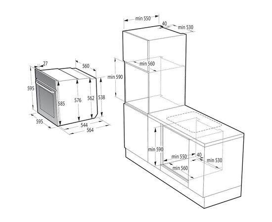 Духовой шкаф Gorenje BPS6737E02B, изображение 9 Духовой шкаф Gorenje BPS6737E02B, изображение 9