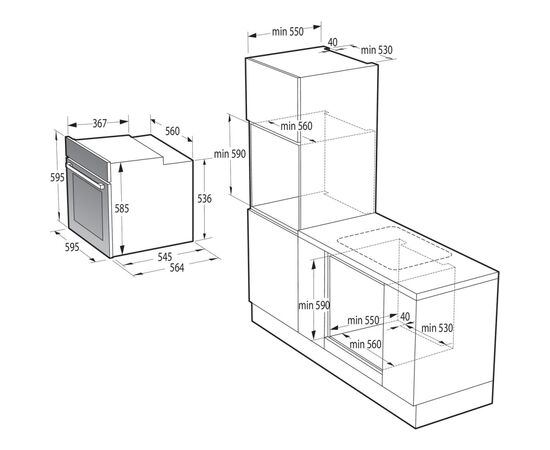 Духовой шкаф Gorenje BOS6747A01BG, изображение 9 Духовой шкаф Gorenje BOS6747A01BG, изображение 9