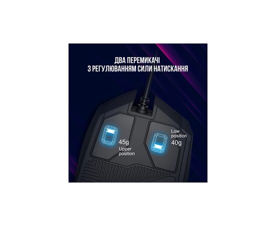 Мышка Lorgar Stricter 579 RGB USB Black (LRG-GMS579), изображение 7 Мышка Lorgar Stricter 579 RGB USB Black (LRG-GMS579), изображение 7