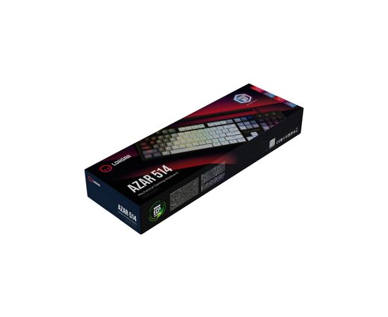Клавиатура Lorgar Azar 514 RGB USB UA White (LRG-GK514W-UA), изображение 12 Клавиатура Lorgar Azar 514 RGB USB UA White (LRG-GK514W-UA), изображение 12