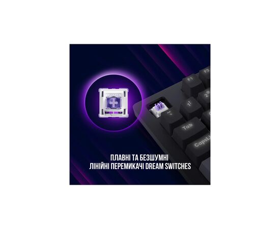 Клавиатура Lorgar Azar 514 RGB USB UA White (LRG-GK514W-UA), изображение 6 Клавиатура Lorgar Azar 514 RGB USB UA White (LRG-GK514W-UA), изображение 6