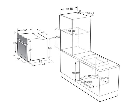 Духовой шкаф Gorenje BPSA6747A08BG, изображение 12 Духовой шкаф Gorenje BPSA6747A08BG, изображение 12