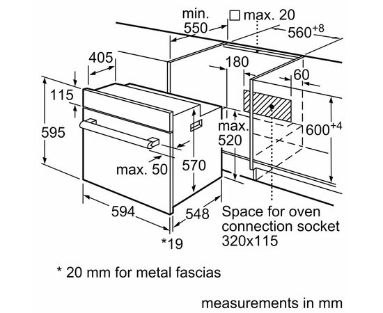 Духовой шкаф Bosch HBJ517SG0R, изображение 6 Духовой шкаф Bosch HBJ517SG0R, изображение 6