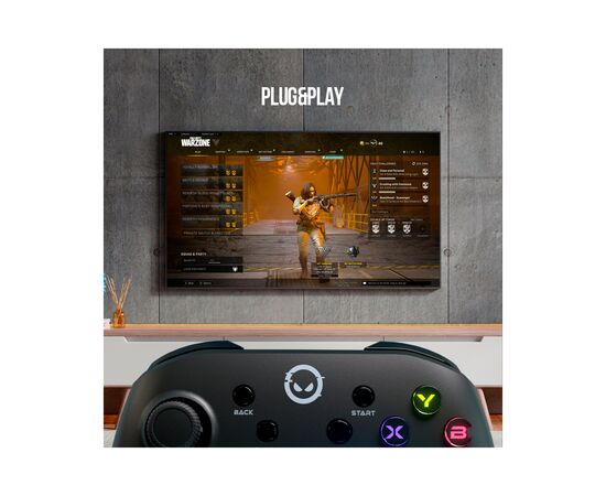 Геймпад Lorgar TRIX-510 PC iOS13 Android PS3 Bluetooth Black (LRG-GP510), изображение 12 Геймпад Lorgar TRIX-510 PC iOS13 Android PS3 Bluetooth Black (LRG-GP510), изображение 12